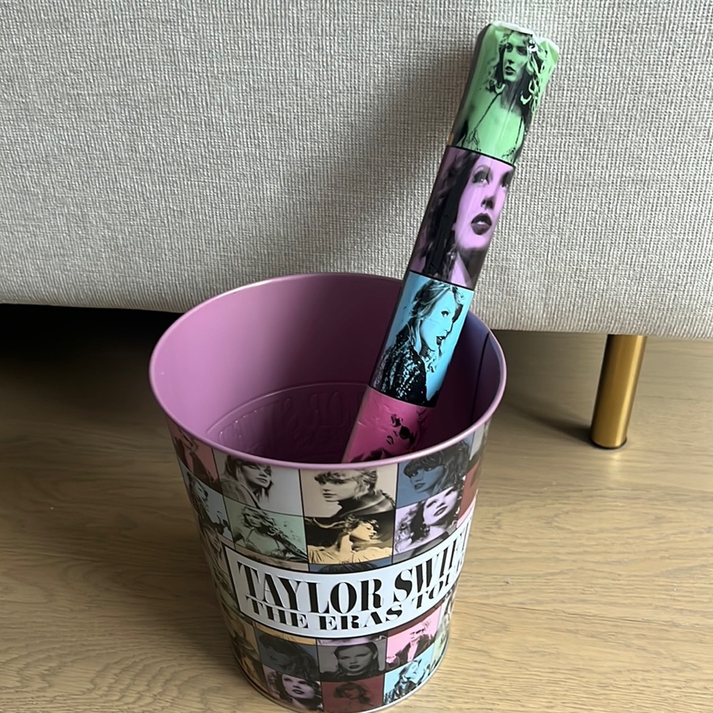 Taylor Swift Eras Tour Movie Tin and Light Up Baton